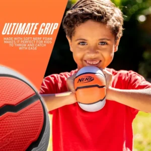 Alternative view of Nerf Mini Foam Sports Ball Set – Foam Football, Soccer Ball + Basketball Set Soft Foam Sports Set for Kids